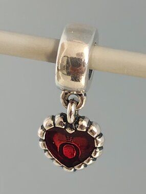 Authentic Pandora Forever Fuchsia Enamel Dangle Charm 790471EN07